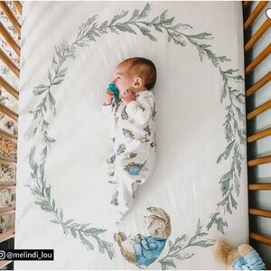 Pottery Barn Peter rabbit crib sheets